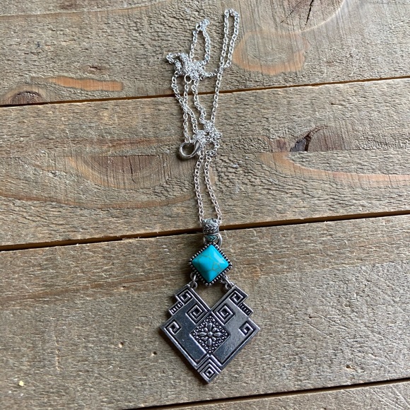 handmade Jewelry - Handmade Silver & Blue Necklace